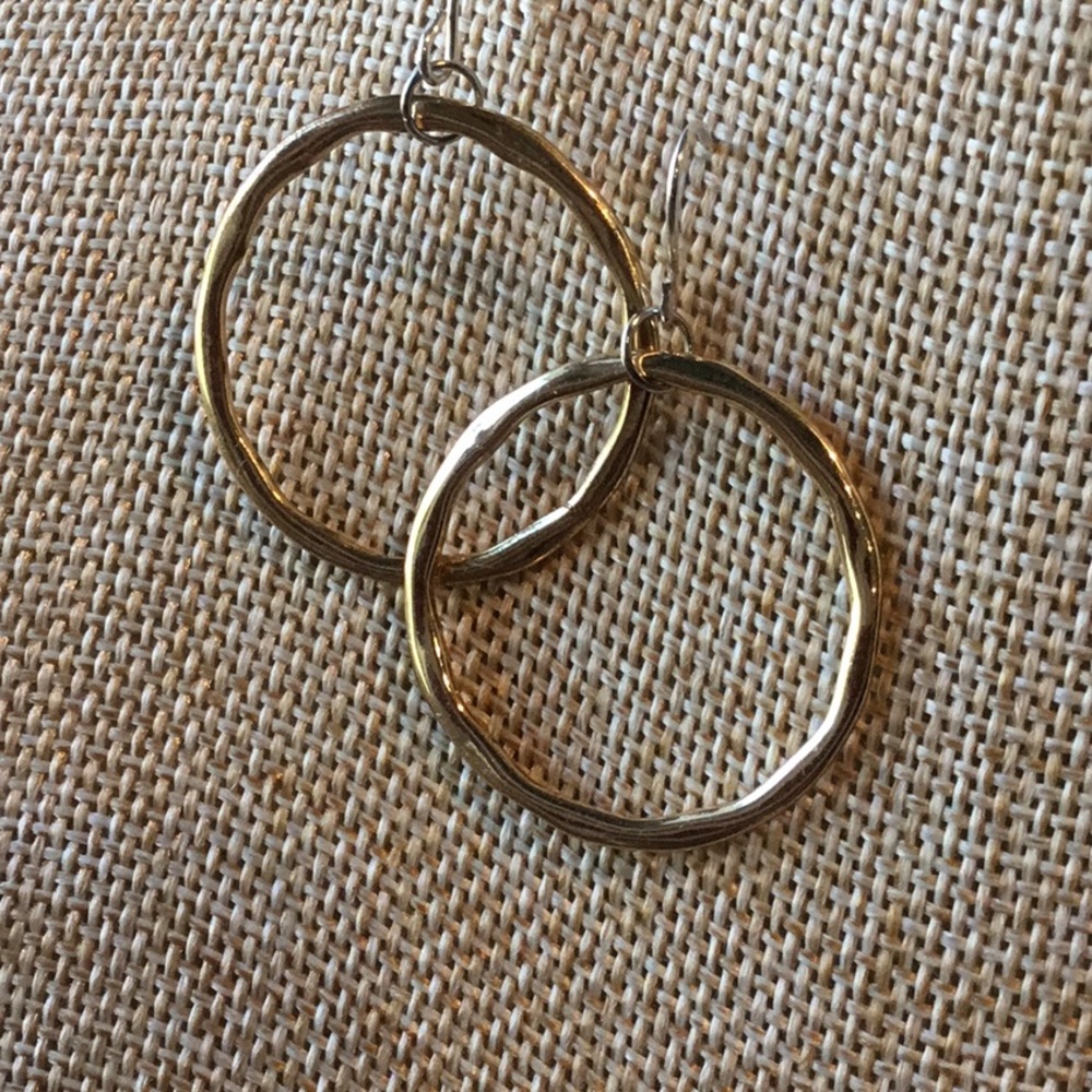 Gold earrings